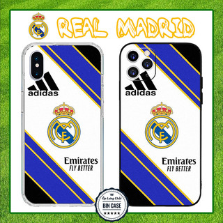 ⚽Ốp iPhone 14ProMax Logo Real Madrid ⚽ADIDAS Emirates Fly iPhone 16 15 14 13 12 11 Pro Max 6 7 Plus X Xs Max BONGDA256