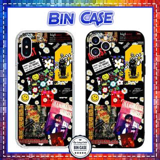 Ốp Lưng iPhone Vintage Hoa Cúc G Dragon Thiết Kế Aesthetic iPhone 16 15 14 13 12 11 Pro Max 6 7 Plus X Xs Max HOAVAN044