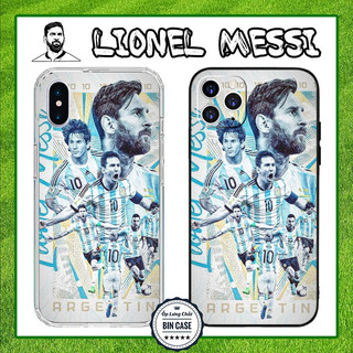 ⚽Ốp Lưng iPhone MESSI Argentina Số 10 Huyền Thoại Achentina iPhone 16 15 14 13 12 11 Pro Max 6 7 Plus X Xs Max BONGDA078