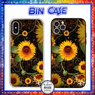 🔥Ốp Lưng Hình Hoa Hướng Dương Siêu Đẹp 🔥Ốp Dẻo Cạnh Vuông iPhone 16 15 14 13 12 11 Pro Max 6 7 Plus X Xs Max HOAVAN050