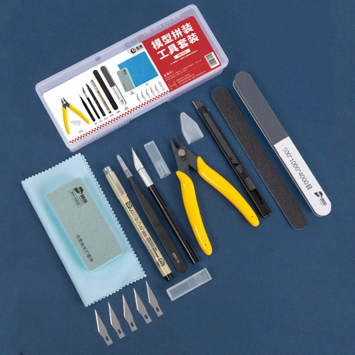 AN Bộ Dụng Cụ Lắp Ráp Mô Hình 13 Món Phụ Kiện Gundam Tools AN