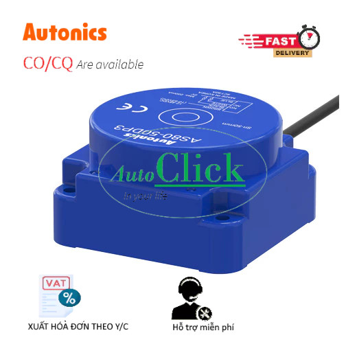 AUT VN | Cảm Biến Tiệm Cận Autonics AS80-50DN3, 12-48VDC, NPN, 50mm