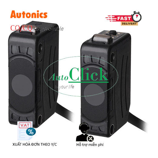 AUT VN | Cảm Biến Quang Điện Autonics BJ15M-TDT, 12-24VDC, Thu phát riêng, NPN