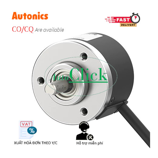 AUT VN | Bộ Mã Hóa Vòng Quay ENCODERS Autonics E40S6-1024-6-L-5, 5VDC, Line Driver/ Push Pull, 1024 