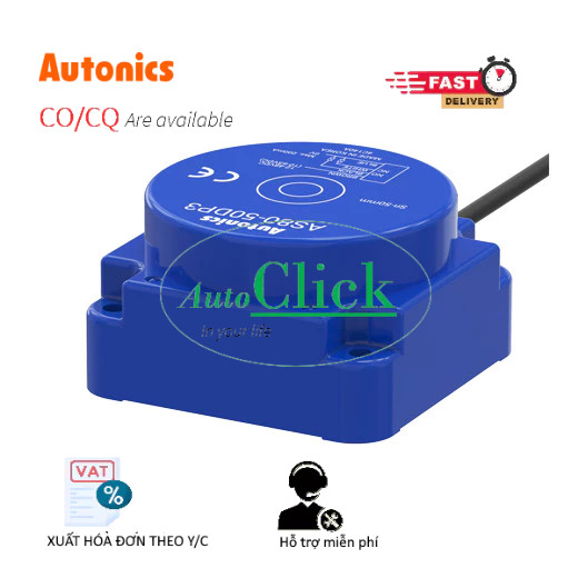 AUT VN | Cảm Biến Tiệm Cận Autonics AS80-50DP3, 12-48VDC, PNP, 50mm