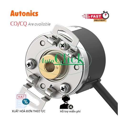 AUT VN | Bộ Mã Hóa Vòng Quay ENCODERS Autonics E40H8-2048-3-T-24, 12-24VDC, NPN/ PNP, 2048 Xung