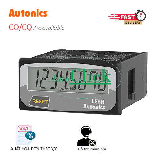 AUT VN | BỘ ĐỊNH THỜI - TIMER Autonics LE8N-BN, Sử dụng pin