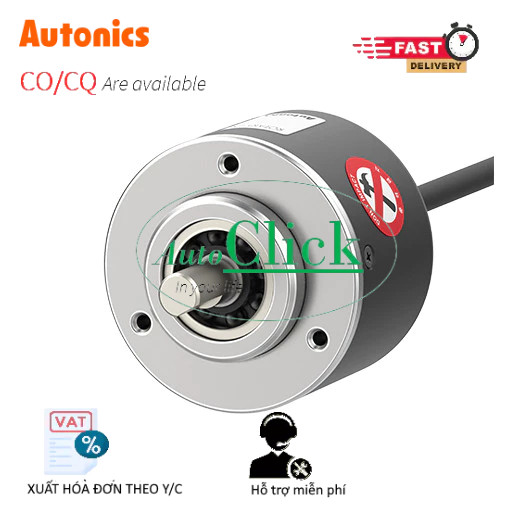 AUT VN | Bộ Mã Hóa Vòng Quay ENCODERS Autonics E50S8-5000-3-T-24, 12-24VDC, NPN/ PNP, 5000 Xung