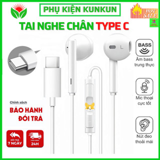 [Type C] Tai Nghe Type C có dây dành cho 16ProMax 16Pro 16Plus 16 15ProMax 15Pro 15Plus 15 có hỗ trợ mic nghe gọi