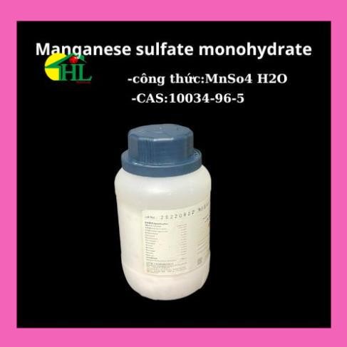 Hóa Chất: Manganese Sulfate Monohydrate MnSO4.H2O 500g T.Quốc