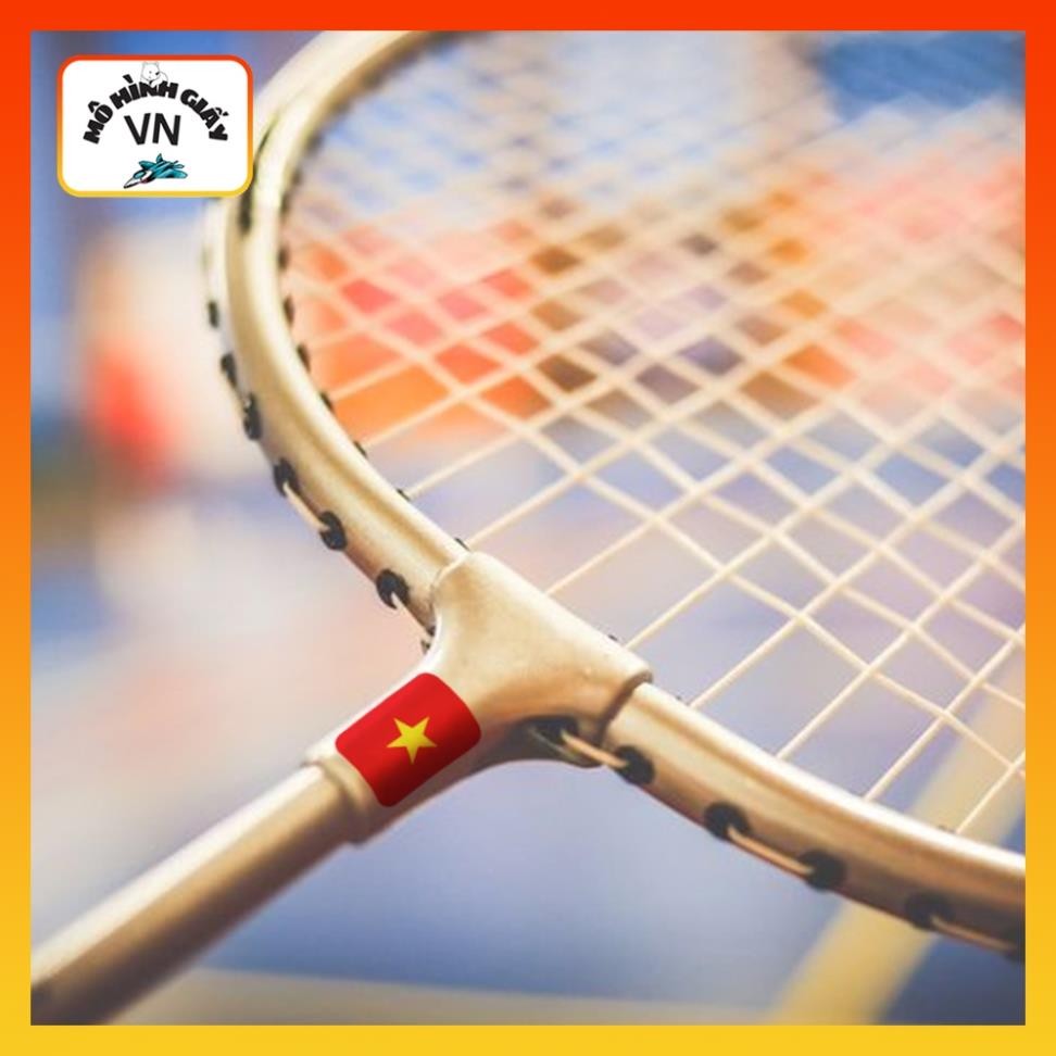 Combo 120 Sticker Cờ Việt Nam Dán Vợt Cầu Lông (Decal Cờ Việt Nam Dán Vợt Cầu Lông) Cao Cấp, Chống N