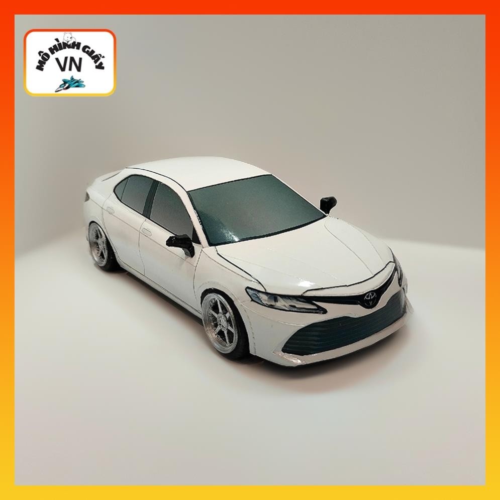 Mô Hình Giấy Lắp Ráp Xe Ô Tô Toyota Camry VX70 - MohinhgiayVN