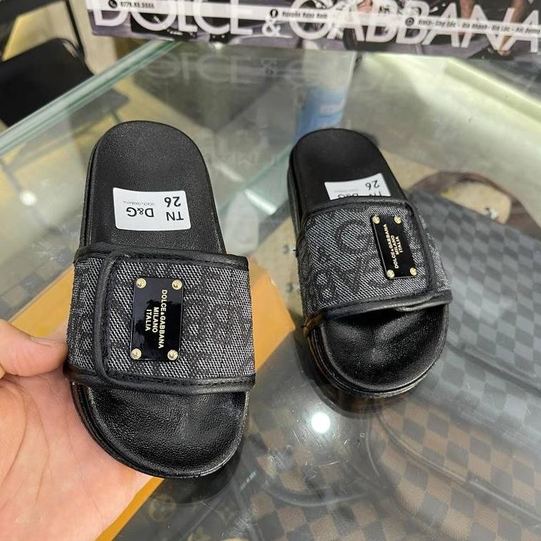 Dép trẻ em DG Mác Dép lê quai ngang cho bé trai bé gái đế mềm in hình dễ thương