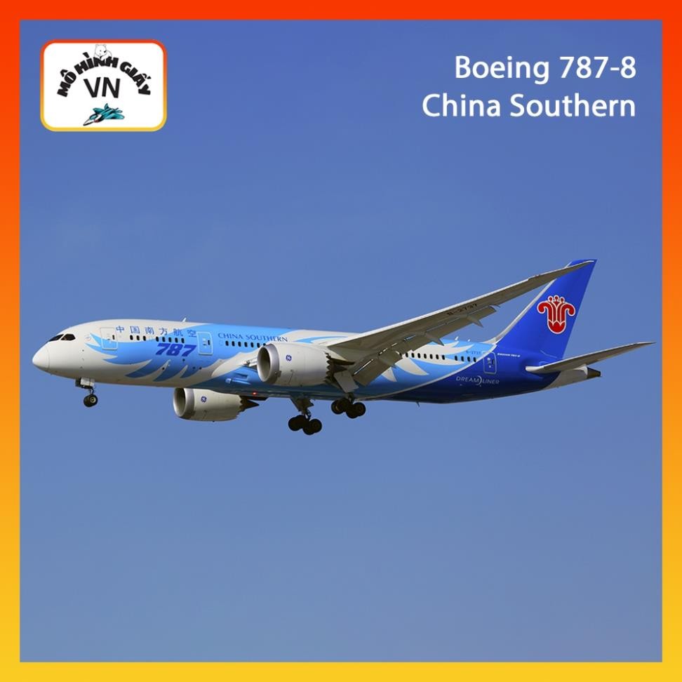 Mô Hình Giấy Lắp Ráp Máy Bay Boeing 787-8 China Southern - MohinhgiayVN