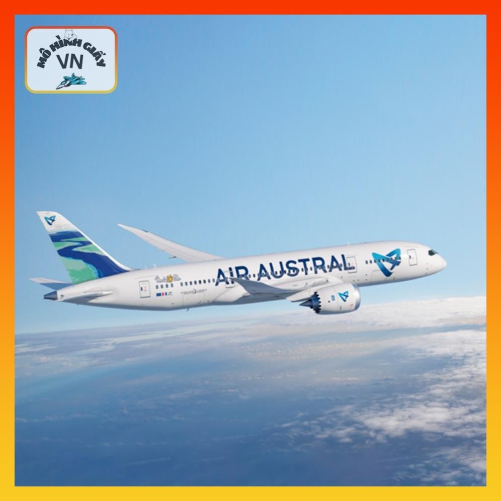 Mô Hình Giấy Lắp Ráp Máy Bay Boeing 787-8 Air Austral - MohinhgiayVN