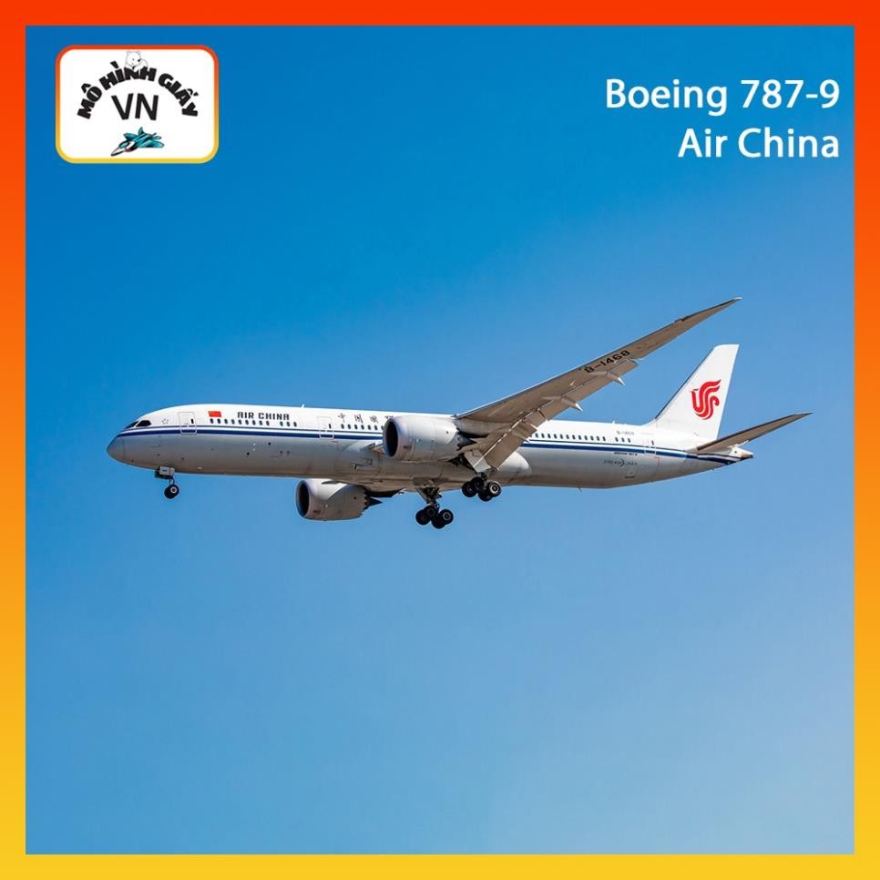 Mô Hình Giấy Lắp Ráp Máy Bay Boeing 787-9 Air China - MohinhgiayVN