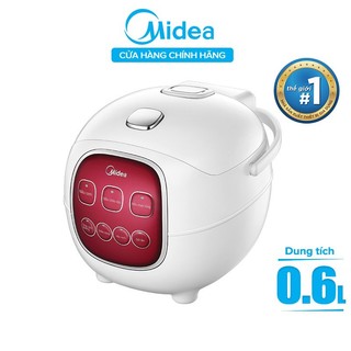 Nồi cơm điện tử midea 0.6 lít mb-fs1617