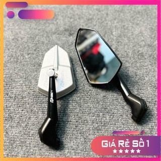Gương xe máy kiểu 6 cạnh gắn xe YAMAHA và HONDA, [GIÁ CỰC TỐT] Gương xe máy. 