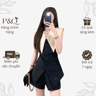Set áo kèm quần maxi vải goothun sang chảnh vai kiểu có bigsize | P&Q set6