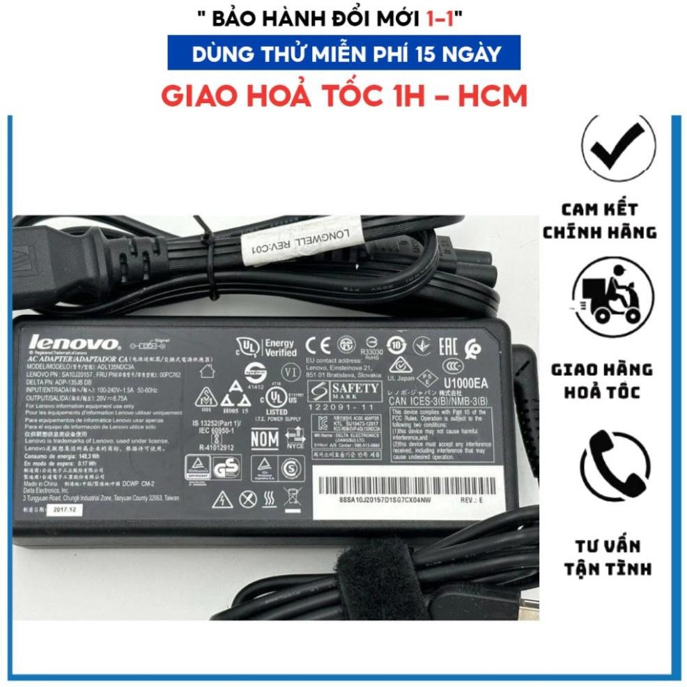Sạc Laptop Lenovo 20v-6.75A 135W Chân kim hàng mới zin  choThinkPad P1 20ME ThinkPad P1 20MD new zin