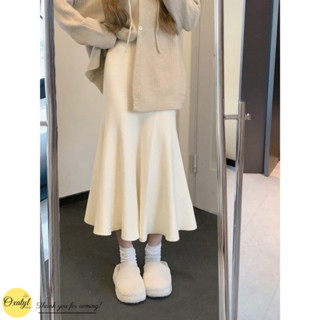 Chân váy len đuôi cá dài 78cm co dãn 4 chiều chân váy len mùa đông Freesize váy quảng châu cao cấp V912