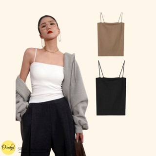 Áo 2 Dây len Tăm có mút Mặc Trong Áo Vest Chất Vải đẹp Oxatyl M120