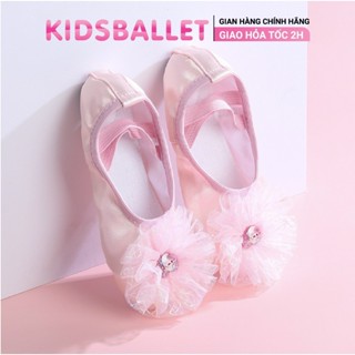 Giày Múa Ba Lê Cho Bé KIDSBALLET Giày Khiêu Vũ Giày Múa Trẻ Em Giày Múa Cho Bé Giày Múa Bale Giày Elsa