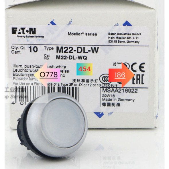 EATON Muller  M22-DL-G  M22-DL-R  M22-DL-B  M22-DL-W  M22-DL-Y