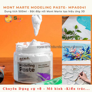 Mont Marte MODELING PASTE 500ML , Bột đắp nổi Mont Marte tạo hiệu ứng 3D - MPA0041