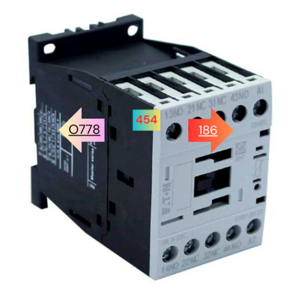 Eaton Muller Contactor Rơle EATON DILA-22C 40c 31c 110V 220V 24V