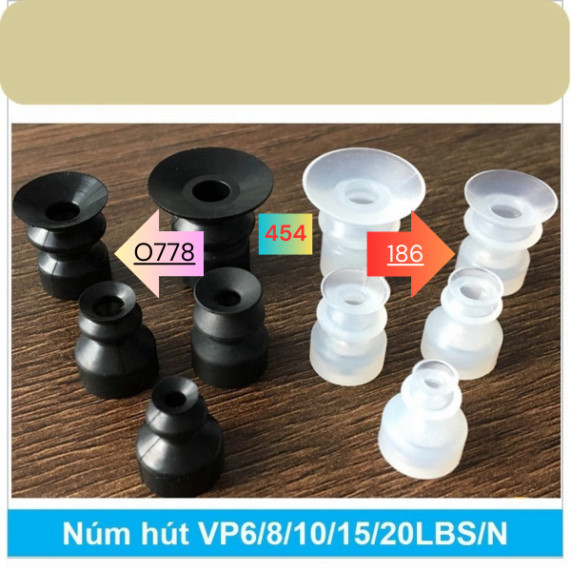 Giác hút, đầu hút chân không 2 tầng VP6/8/10/15/20LBS/N (tiêu chuẩn PISCO)