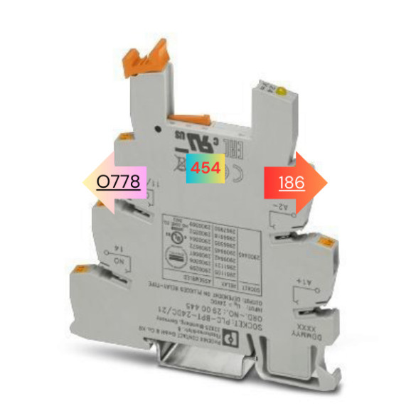 Rơle Phoenix PLC-BPT-24dc/21-2900445 ,phoenix contact