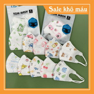 [Thùng 300 chiếc] Khẩu trang 5D trẻ em khẩu trang cho bé từ 0-9 tuổi Lọc Mịn 2.5PM