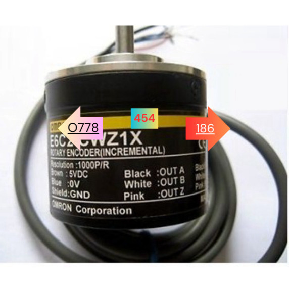 Bộ mã hóa vòng quay encoder OMRON E6B2-CWZ1X 100 200 360 500 600 1000 1024 2000 P/R  XUNG