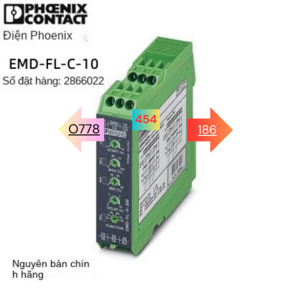 Rơ Le Giám Sát Phoenix EMD-FL-C-10-2866022 ,phoenix contact
