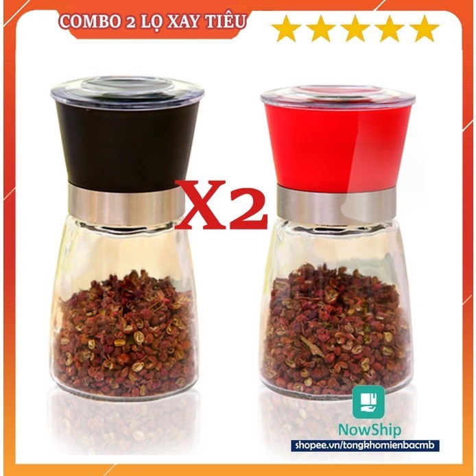 COMBO 2 Dụng cụ xay tiêu cầm tay
