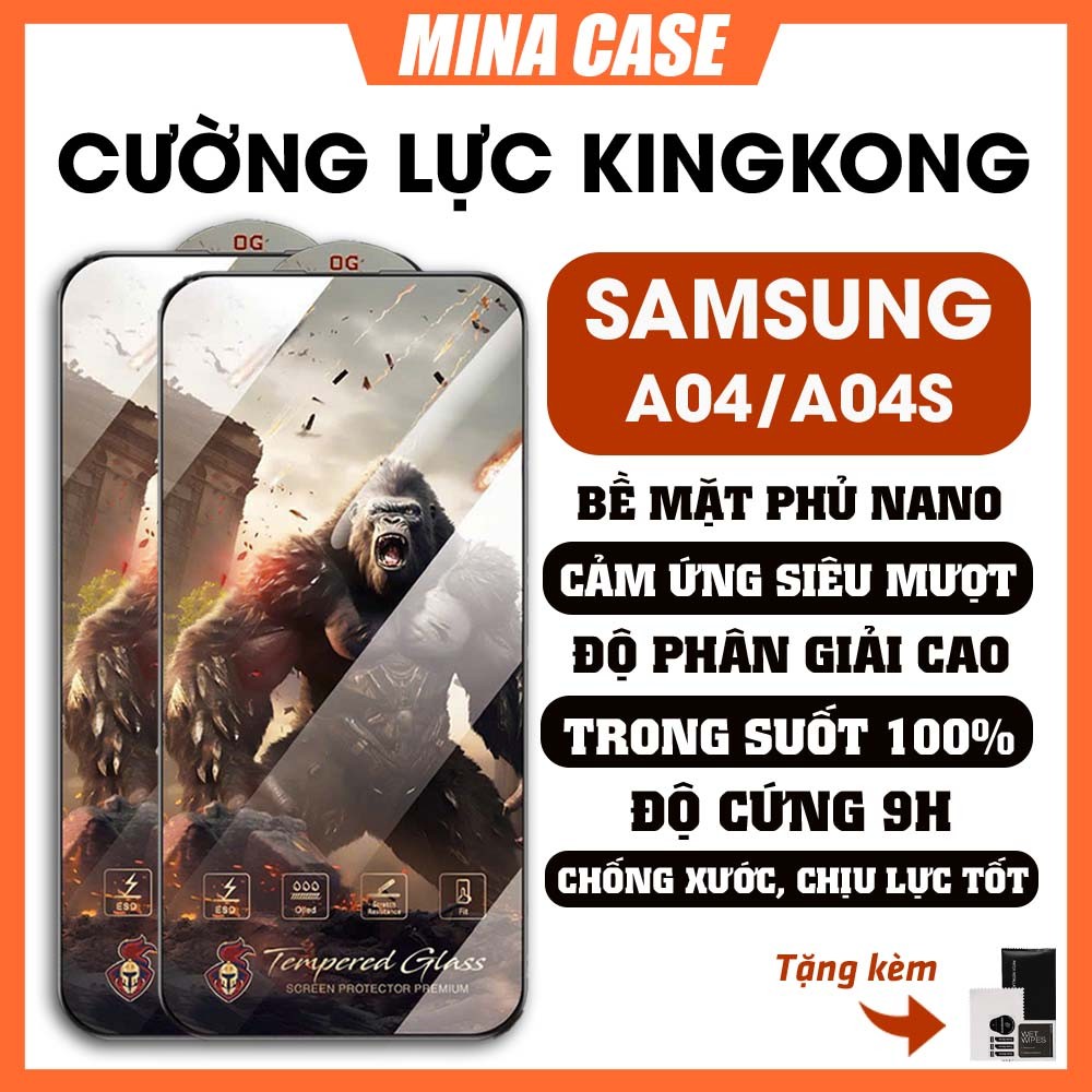 Kính cường lực Samsung A04 / A04s / A04 Core KK warrior thế hệ mới, cao cấp
