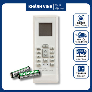 Remote máy lạnh ELECTROLUX VUÔNG DÀI, remote ELECTROLUX, điều khiển điều hoà ELECTROLUX (tặng pin)