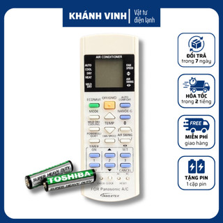 Remote máy lạnh PANASONIC INVERTER NHỎ, remote PANASONIC, điều khiển điều hoà PANASONIC (tặng pin)