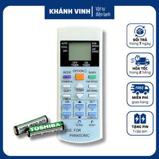 Remote máy lạnh PANASONIC Loại i-on, remote PANASONIC, điều khiển điều hoà PANASONIC (tặng pin)