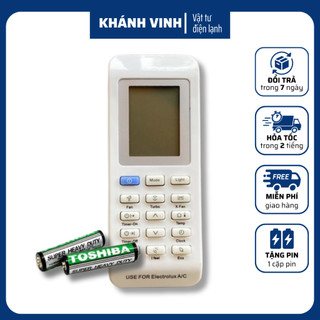 REMOTE máy lạnh Electrolux ngắn mới, điều khiển máy lạnh Electrolux, remote điều hòa Electrolux (tặng pin)
