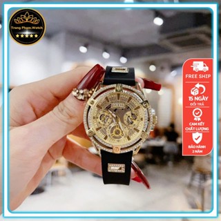 Đồng Hồ Nữ Guess Dây Silicone,Size:38mm,Full Box, Thiết Kế Độc Đáo,Vẻ Đẹp Sang Trọng