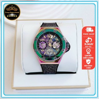 Đồng Hồ Nữ GUESS (GW0620L4),Size:39mm,mặt tròn,6 kim,dây đính kim sa,vô cùng phong cách