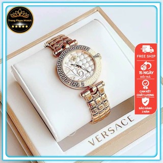 Đồng Hồ Nữ Dây Thép Versace,Size:33mm,Mặt Tròn,Thiết Kế Nhỏ Xinh.Nữ Tính,Sang Trọng
