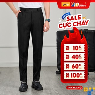 Quần âu nam YODY ống đứng thời trang thanh lịch QAM3127