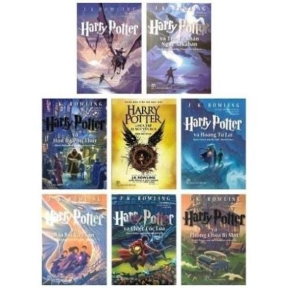 Sách - Combo Harry Potter trọn bộ 7q - Tặng thêm q8