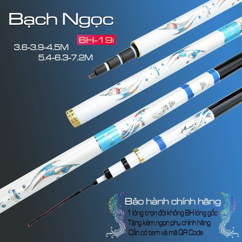Cần Bạch Ngọc 6H ( chính hãng tặng kèm ngọn phụ hãng ) hàng mới564gyta68