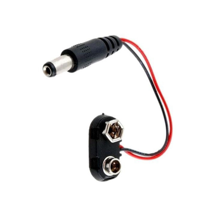 -- Dây Nguồn Pin 9V (Jack đế pin 9V và jack nguồn DC 5.5x2.1mm) --