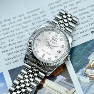 Đồng Hồ Nam Chính Hãng Rolex  Dây Thép Đúc Có Đủ 2 Lịch Ngày Thứ Mẫu Mới 2024