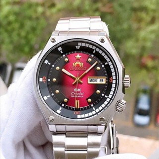  Đồng Hồ Cơ Nam SK Chính Hãng  Mặt Đỏ Chống Nước Tốt Mẫu Mới 2024 